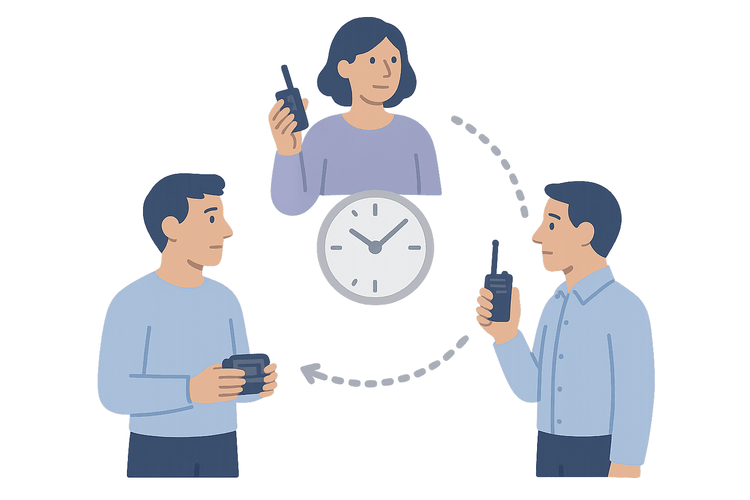 On-call schedule showing rotating coverage assignments
