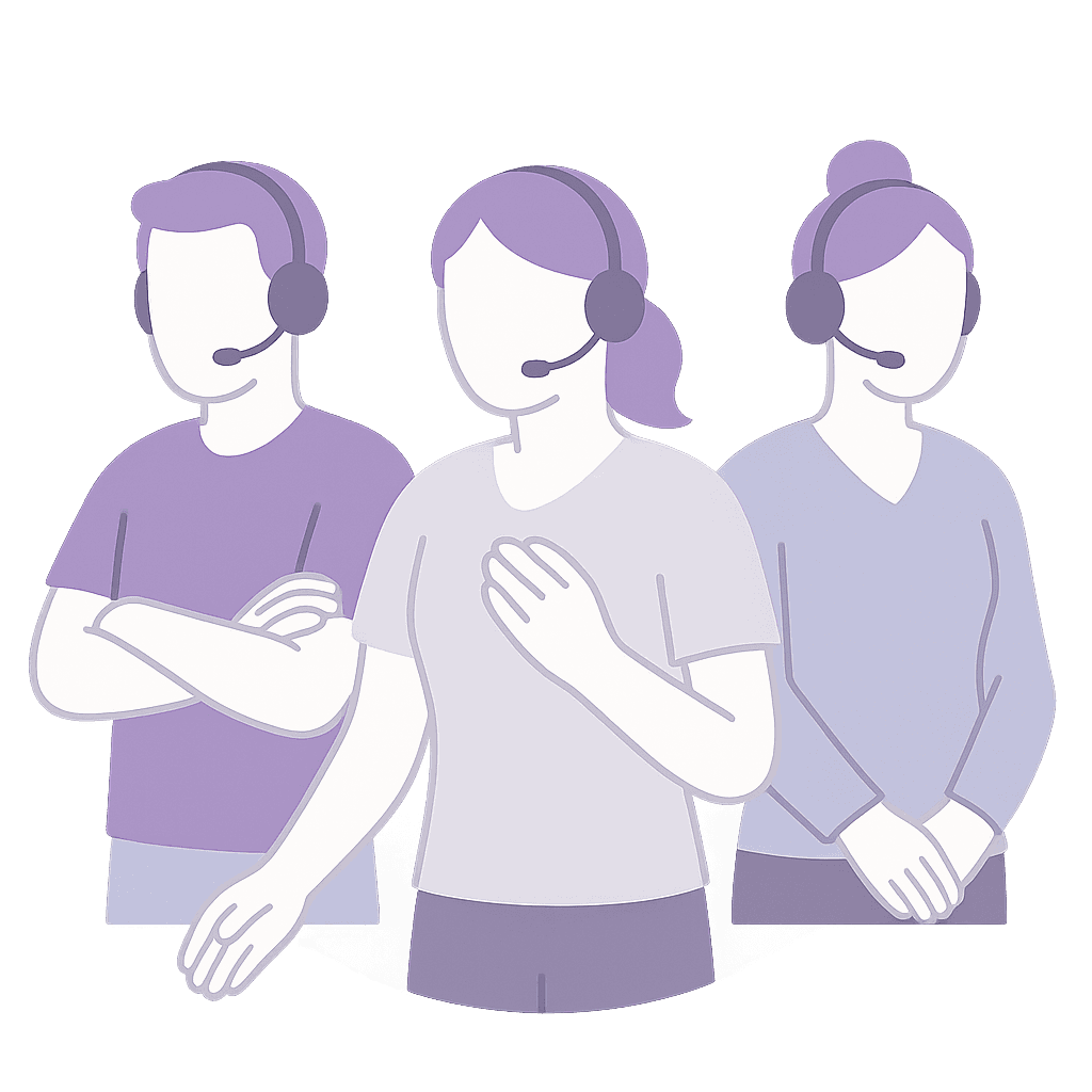 Small nonprofit team using cost-effective call center software