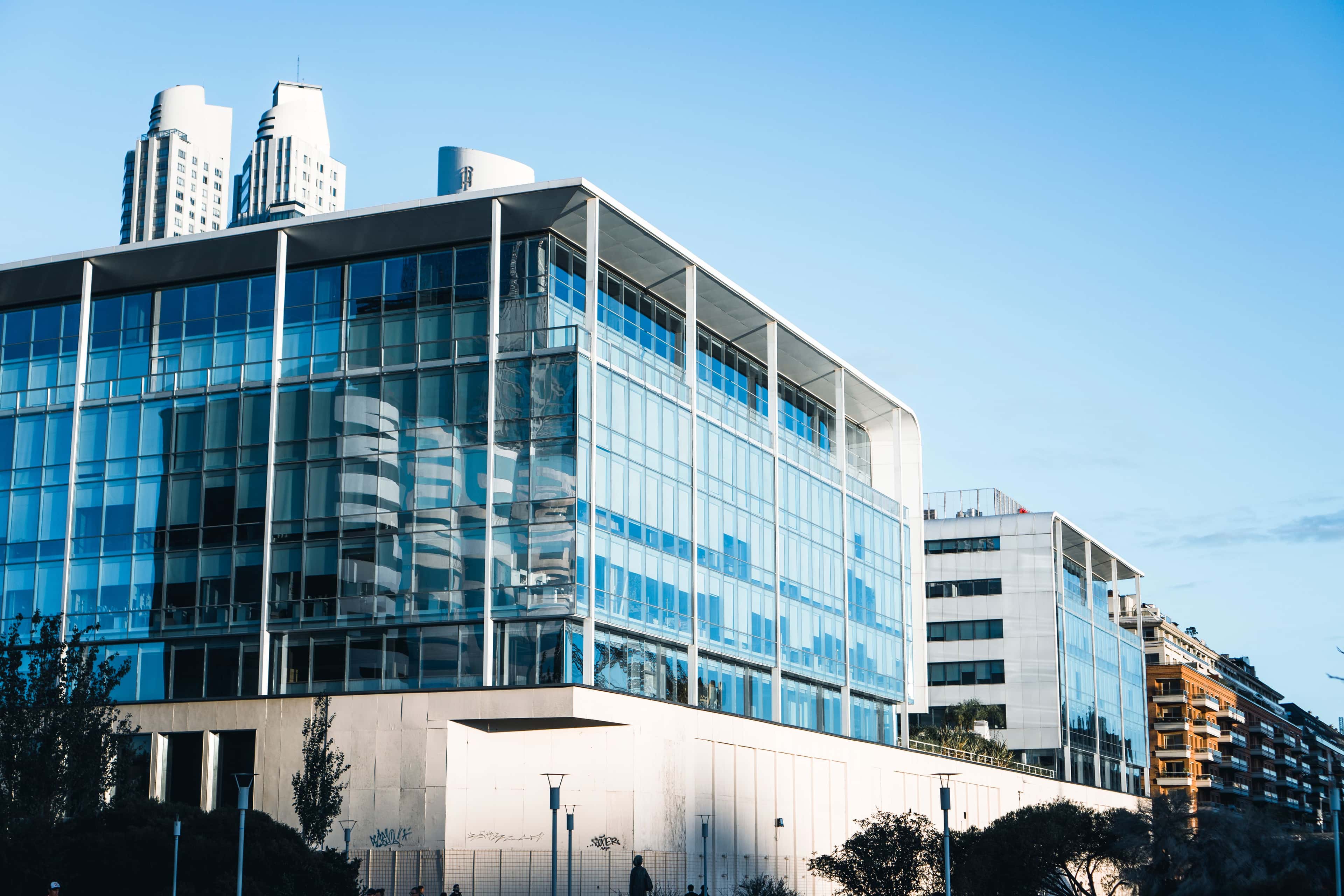 Glass office building representing Downtown San Jose
