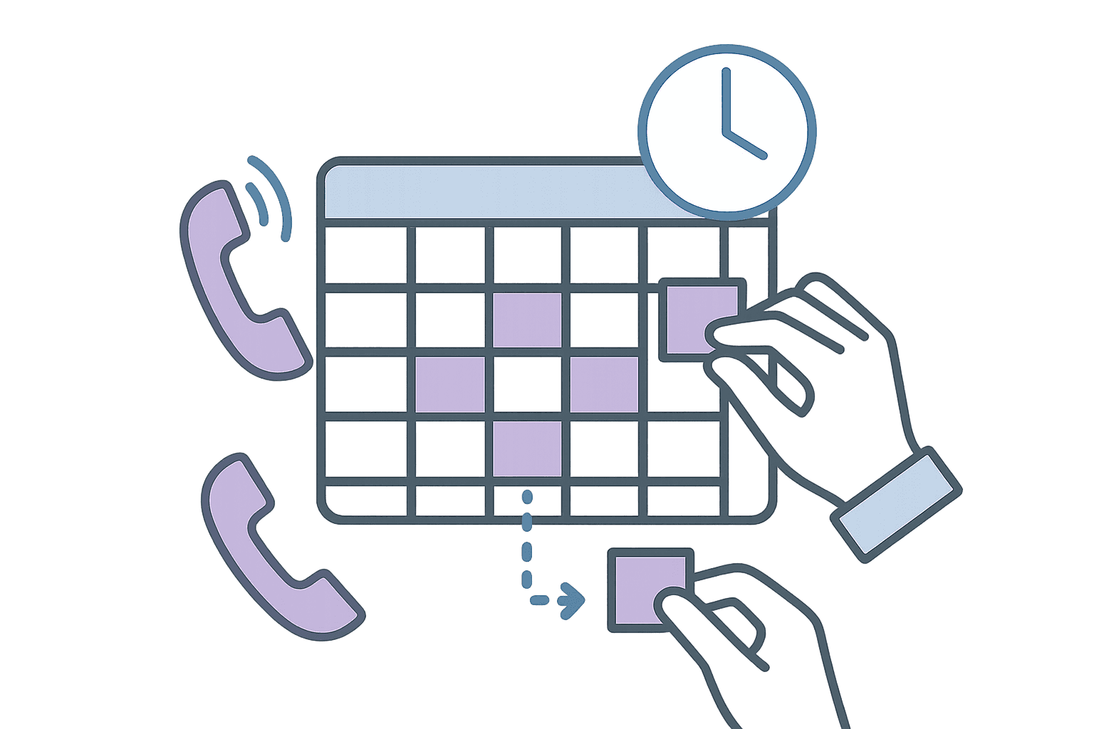 Dynamic on-call scheduling and shift management updating live call routing