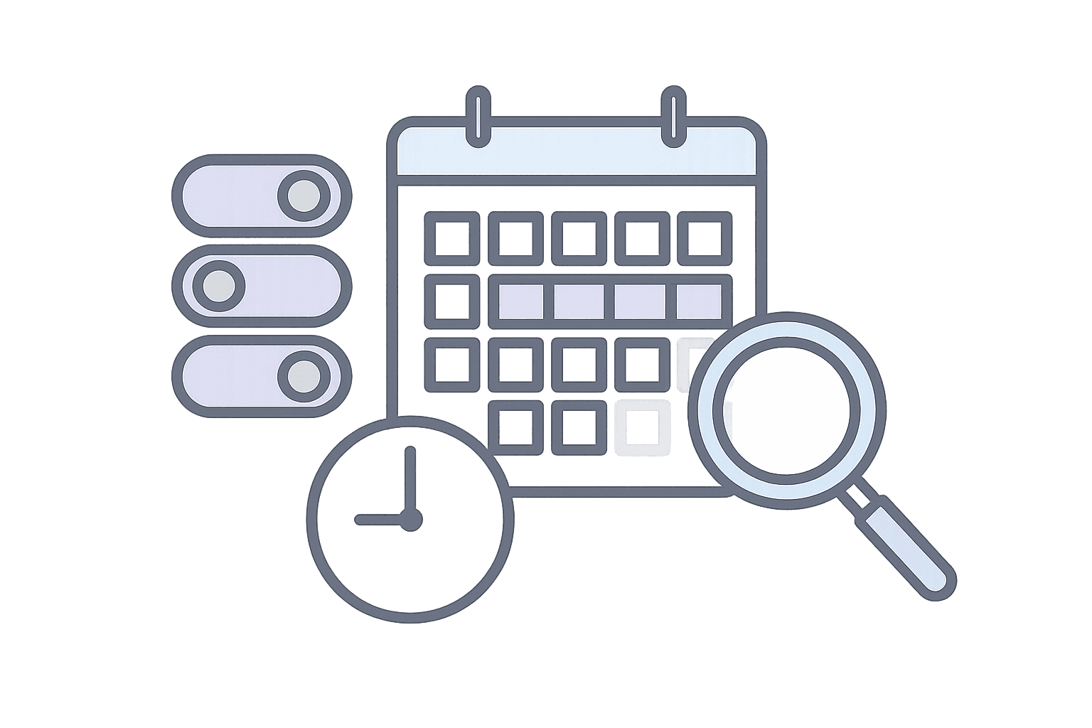 Requirements checklist (grouped)