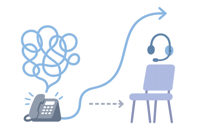 Average caller wait time: routing fixes that reduce drop-off