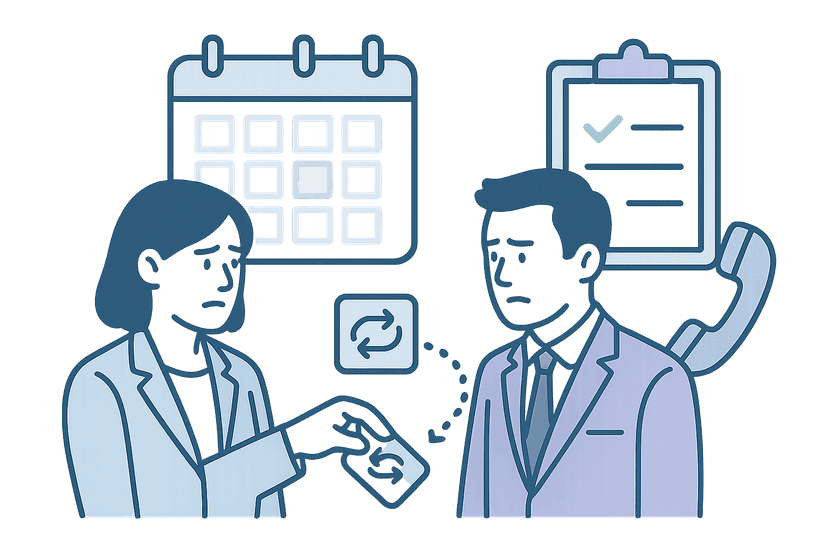 Shift swap checklist for on-call support teams