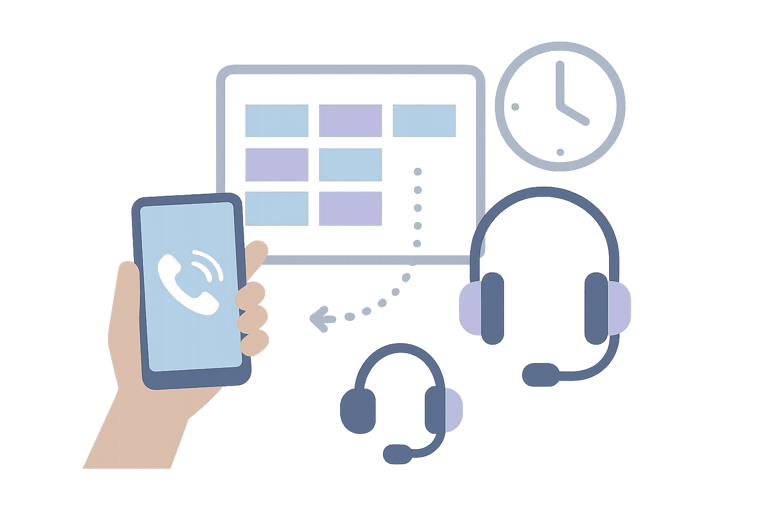 An all-in-one on-shift scheduler and inbound voice line (support lines, hotlines, etc.)