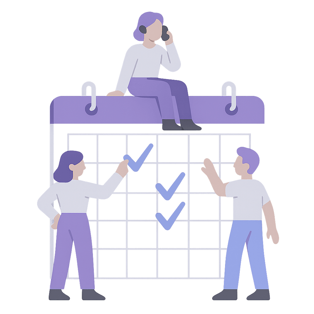 On-call schedule interface showing team rotations and shift management
