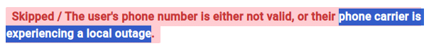 Hotline cellular outage solution interface - step 2