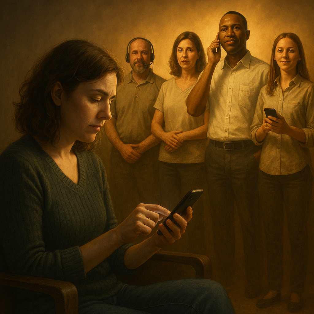 Crisis center call routing system workflow diagram